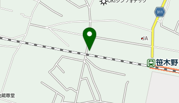 100円レンタカー 福島笹木野店の地図画像