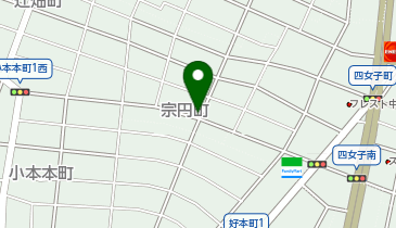 春風館道場の地図画像