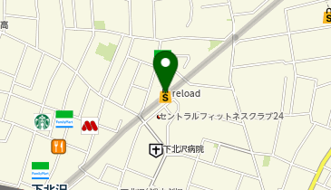 400&deg;C PIZZA Piu Shimokitazawa(ヨンヒャクドピッツァ・ピウ下北沢)の地図画像