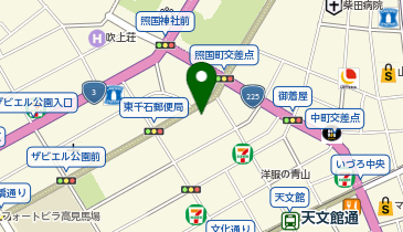 ラリグラス 照国店の地図画像