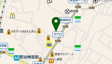 ASICS FLAGSHIP HARAJUKU(アシックスフラッグシップ原宿)の地図画像