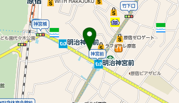 HOKA Harajuku(ホカ原宿)の地図画像