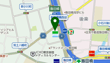 心臓画像クリニック飯田橋の地図画像