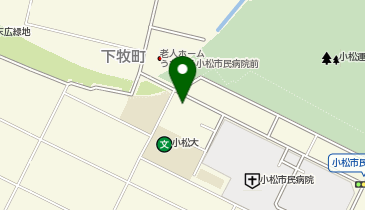 小松市 すこやかセンター 母子保健担当の地図画像