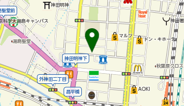 秋葉原ZEST(ゼスト)の地図画像