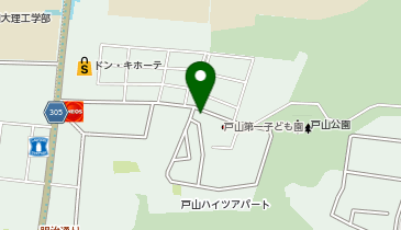 北戸山変電所の地図画像