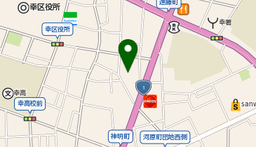 川崎市立御幸老人いこいの家の地図画像