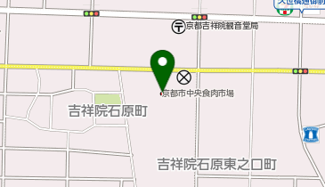 京都市中央卸売市場 第二市場の地図画像