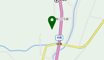 旧亀岡市立本梅小学校の地図画像