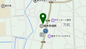 北野エース 東武栃木市役所店の地図画像