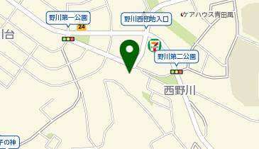 川崎市立野川老人いこいの家の地図画像