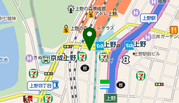 ねぎし 上野駅前店の地図画像