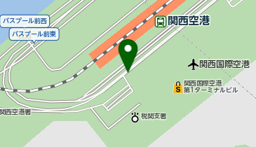 関西国際空港第1ターミナルビル 団体バスおりば(南)の地図画像