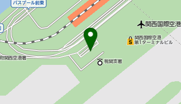 関西国際空港第1ターミナルビル 団体バス乗降場(南)の地図画像