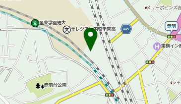 赤羽八幡神社の地図画像