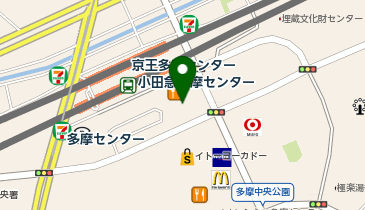 ステップゴルフプラス 多摩センター店の地図画像