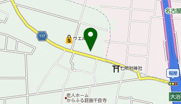 愛知シシュウ株式会社の地図画像
