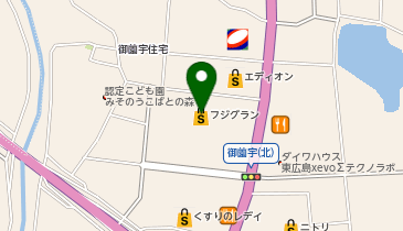 エニィファム フジグラン東広島店の地図画像