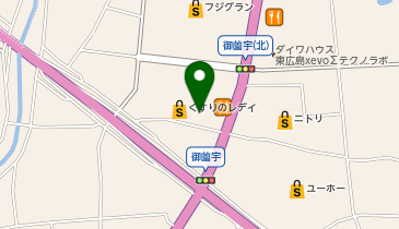 コインランドリー パール フジグラン東広島店の地図画像