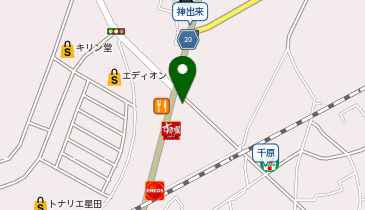 ル・クロワッサン 星田店の地図画像