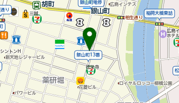 クインテッサホテル 広島銀山町の地図画像