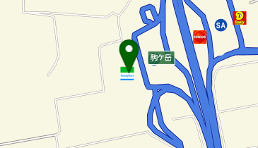 金のとりから 駒ヶ岳SA 上り店の地図画像
