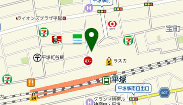 クイックサービスの地図画像