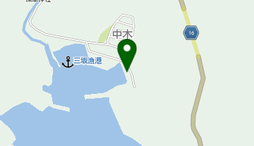 中木漁港の地図画像