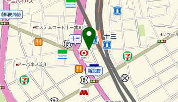 大衆酒場 鉄板ホルモン五の五 十三店の地図画像