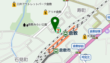 倉敷駅北口観光バス乗降場の地図画像