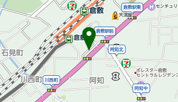 倉敷駅南口観光バス乗降場の地図画像