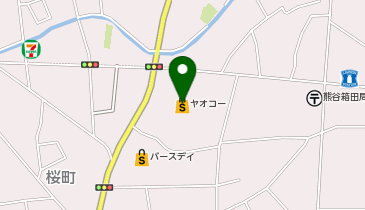 熊谷箱田接骨院の地図画像