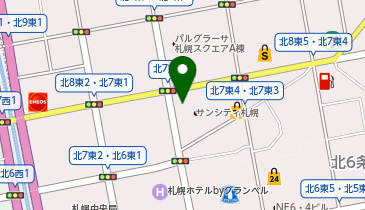 サンデン・リテールシステム株式会社 北海道支社の地図画像