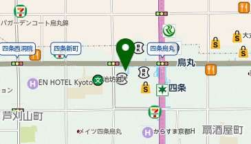 京都産業会館ホールの地図画像