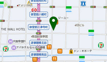 TISSOT Boutique(ティソ ブティック) 心斎橋の地図画像