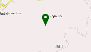 国史跡 美濃金山城跡の地図画像