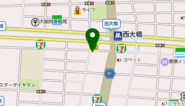 メモリアルハウス花堀江の地図画像