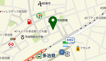 イーオン 多治見校の地図画像