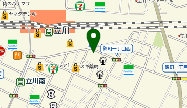 着物レンタルVASARA(バサラ) 立川駅前店の地図画像