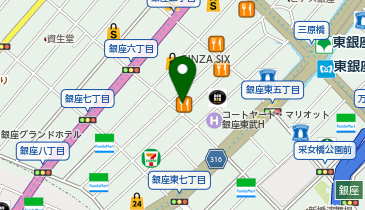 京都きものレンタルwargo(ワーゴ) 銀座店の地図画像