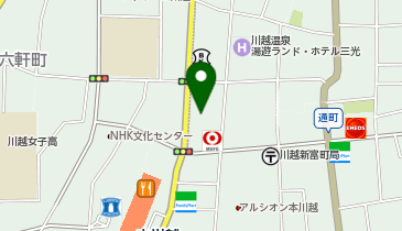 梨花和服 川越店の地図画像