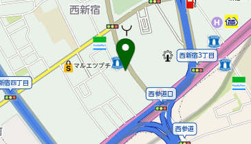 西新宿ライズオフィス3rd(サード)の地図画像
