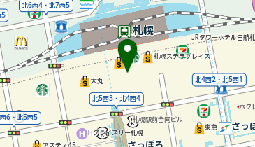 吉山商店 札幌ステラプレイス店の地図画像