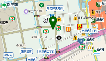 親和クリニック 新宿西口院の地図画像