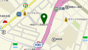 LAVA(ラヴァ) アクロスプラザ古島駅前店の地図画像