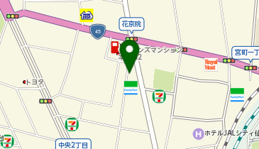 西尾レントオール株式会社 スペース課(仙台事務所)の地図画像