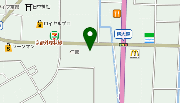 西尾レントオール株式会社 横大路営業所の地図画像