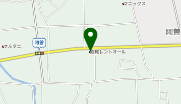 西尾レントオール株式会社 太子機械ヤードの地図画像