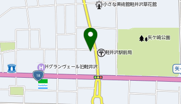 竹風堂 軽井沢駅前店の地図画像