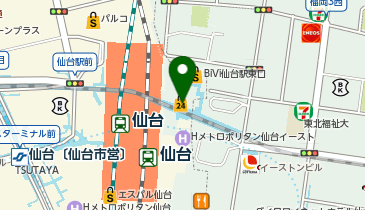 JR仙台イーストゲートビル Da Te RIUM(ダテリウム)の地図画像
